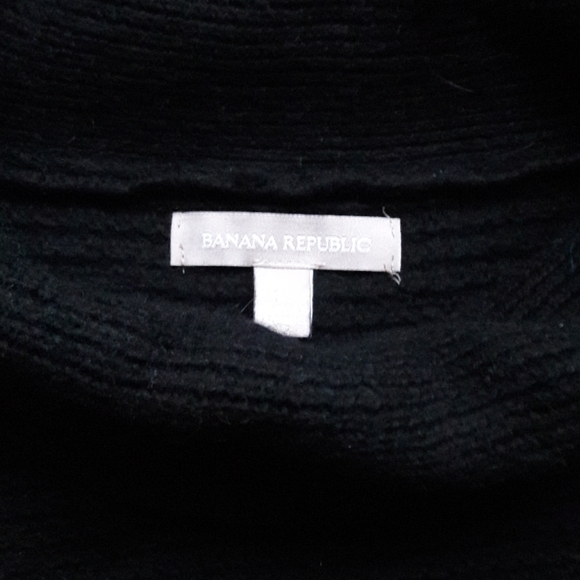 Banana Republic Black Cowl Neck Sweater - Picture 2 of 7